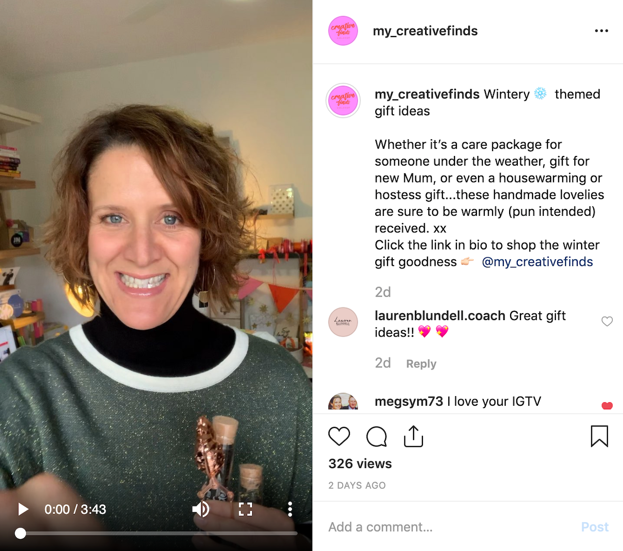 creative finds on instagram tv!