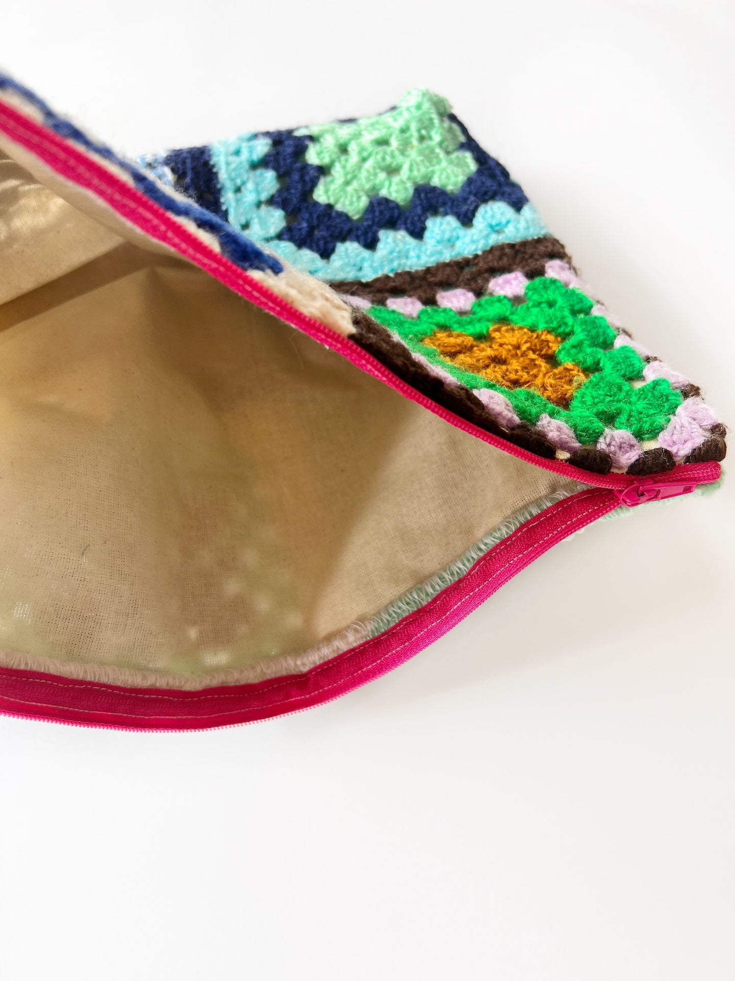 crochet clutch - one only!