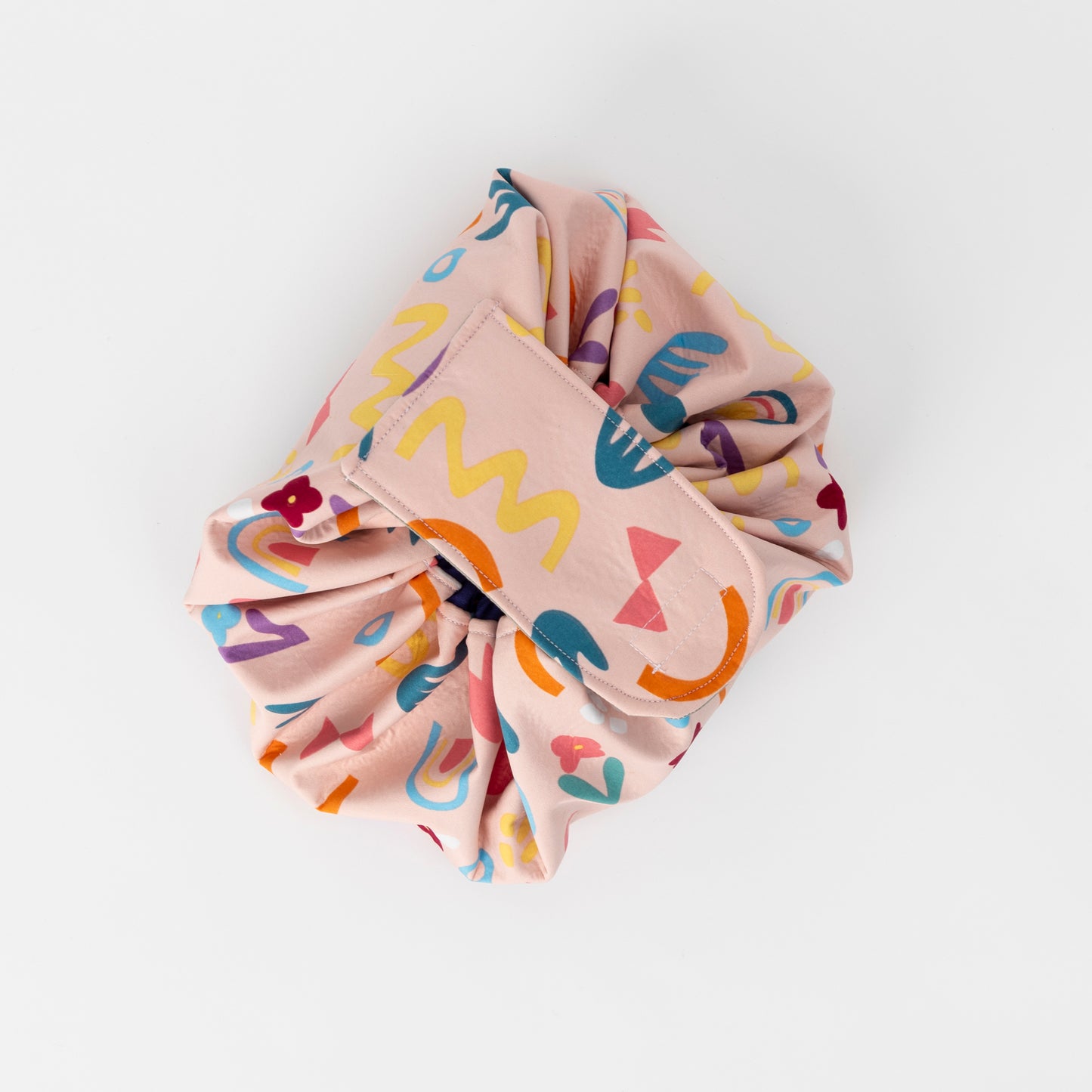 drawstring make up pouch - closed