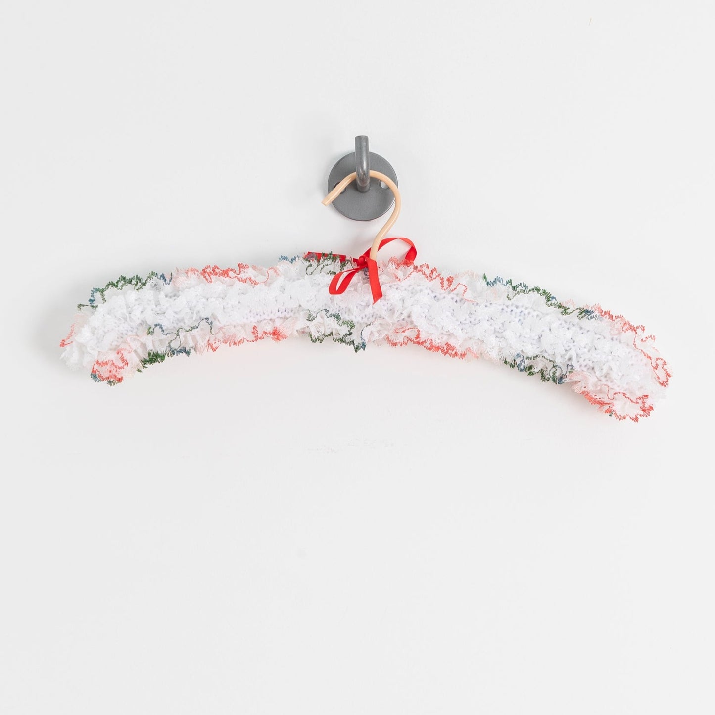 crochet xmas coat hangers