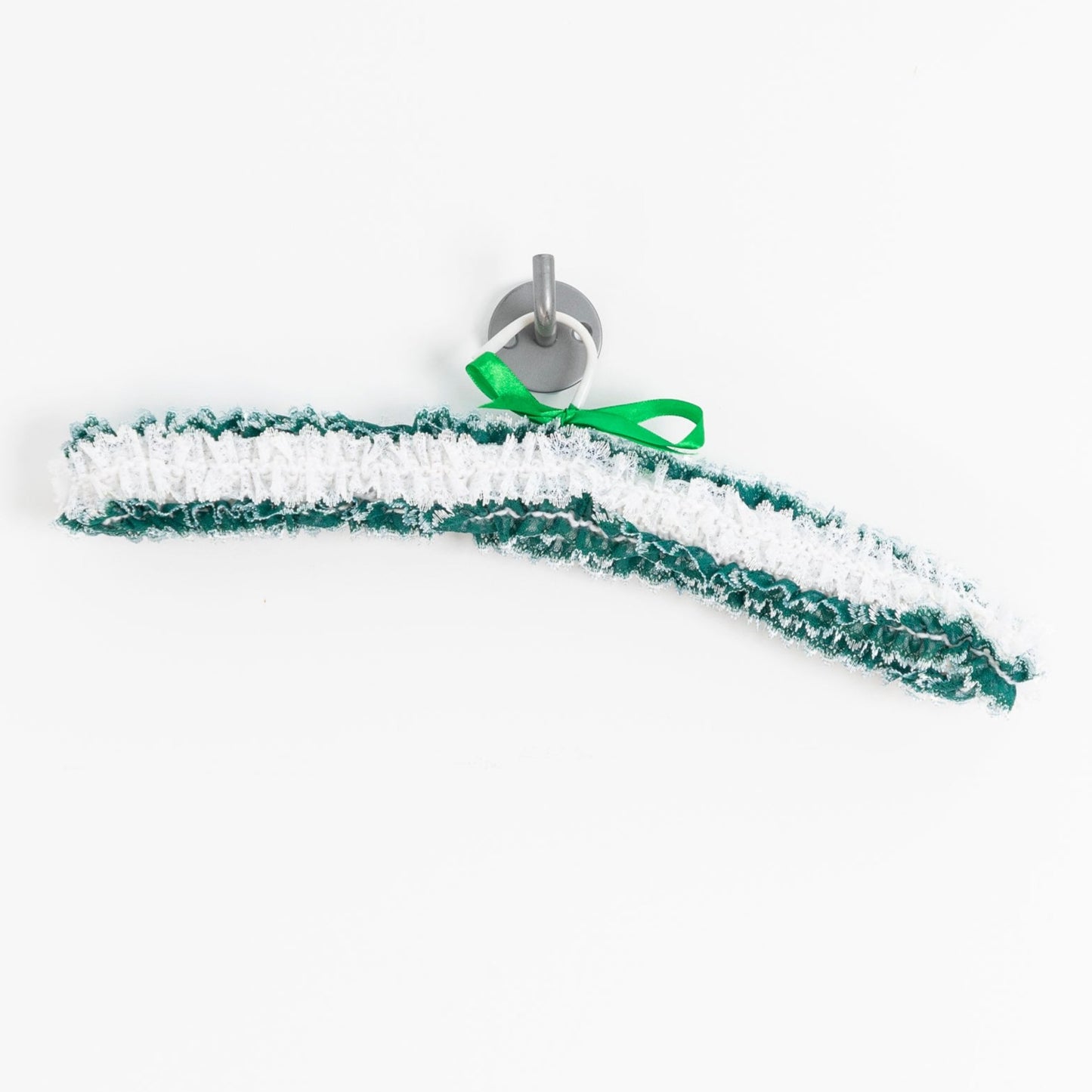 crochet xmas coat hangers