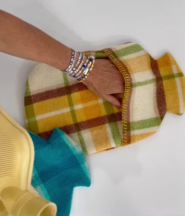 Load and play video in Gallery viewer, woollen hot water bottle covers