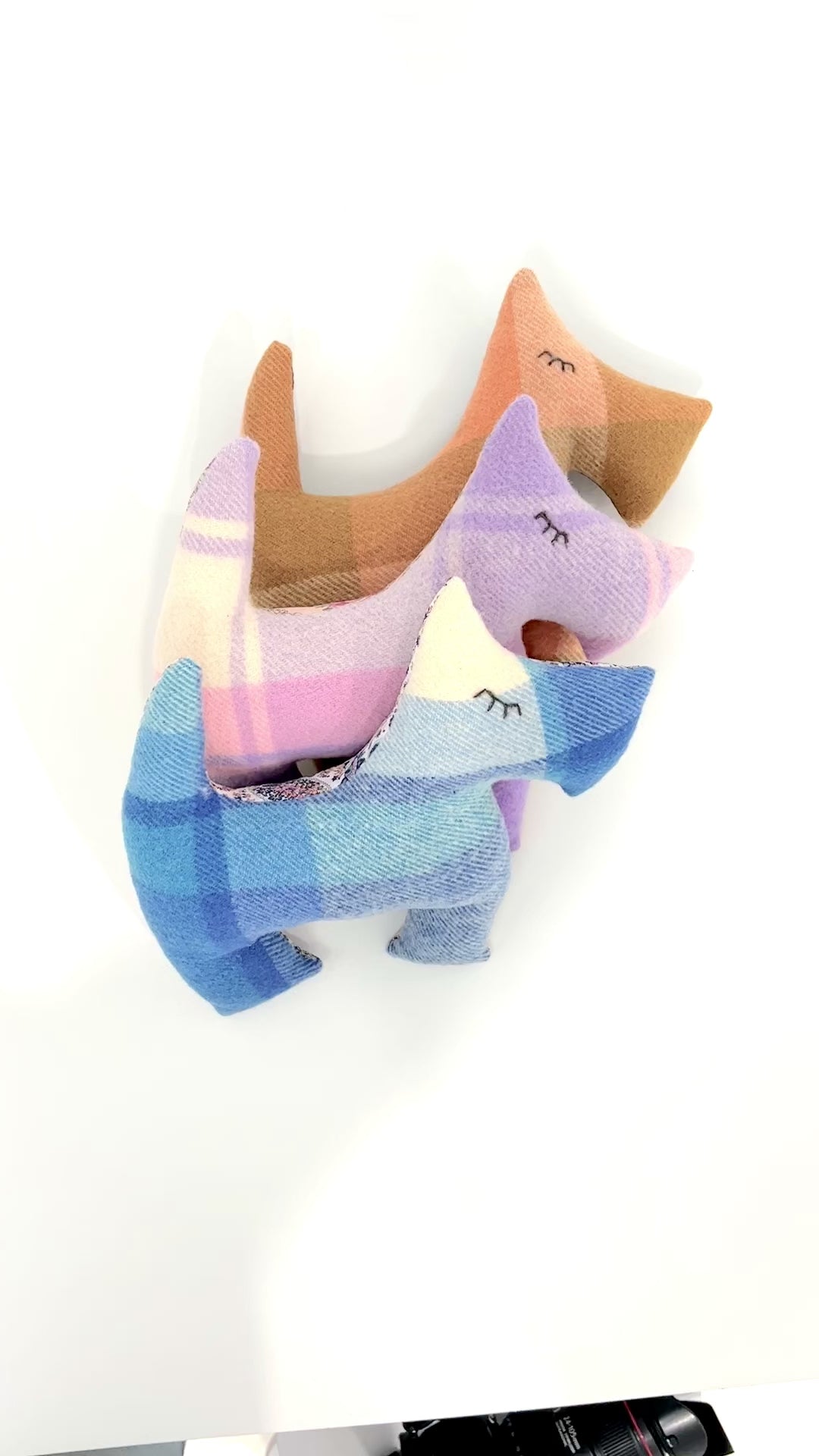 Load and play video in Gallery viewer, up-cycled blanket toys
