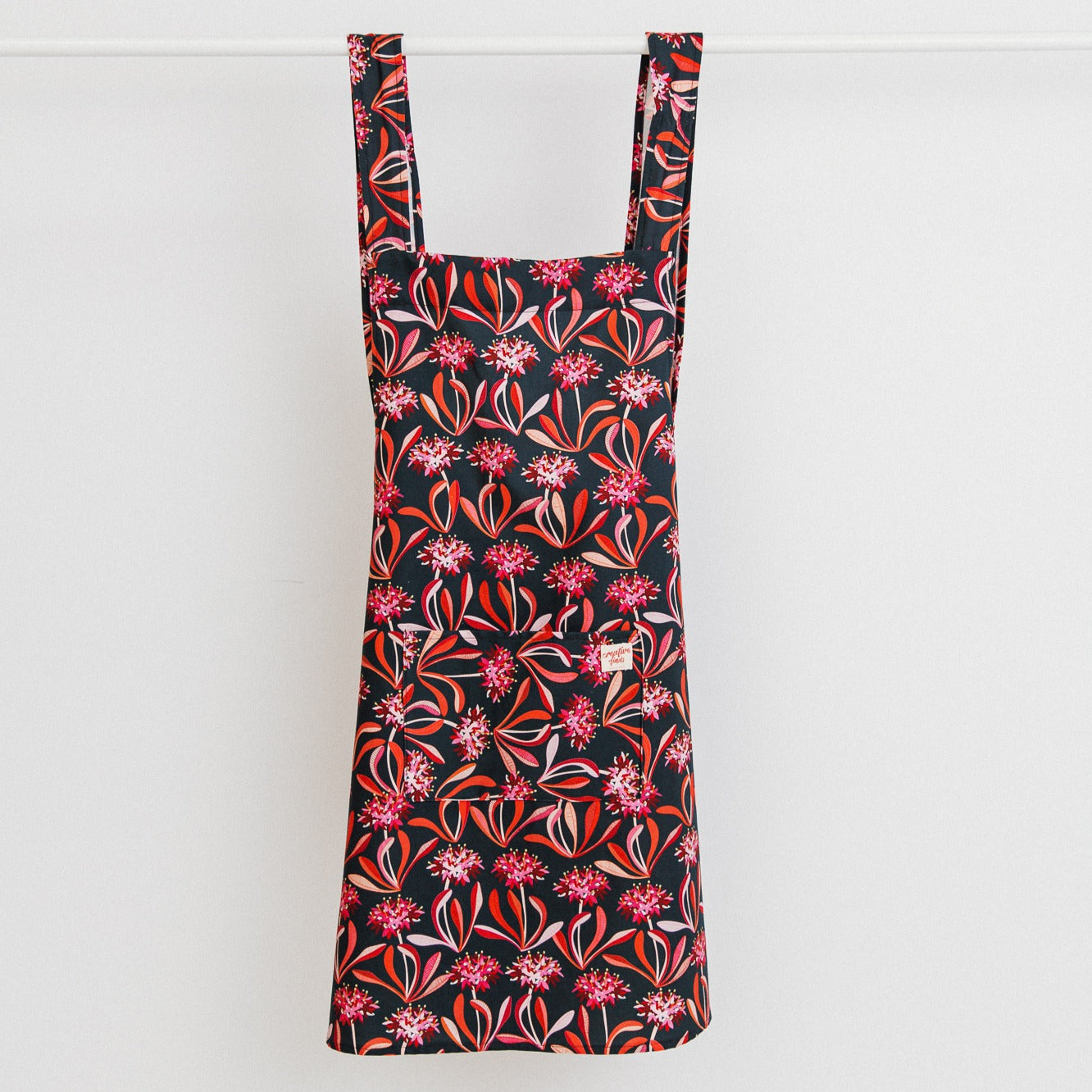 cross back apron - Australian natives