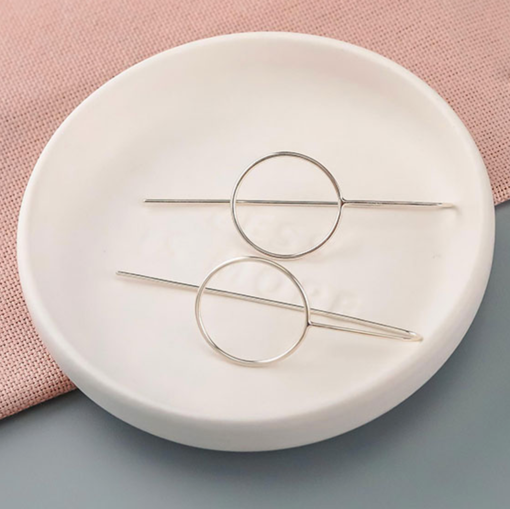 Circle Stalk Earrings