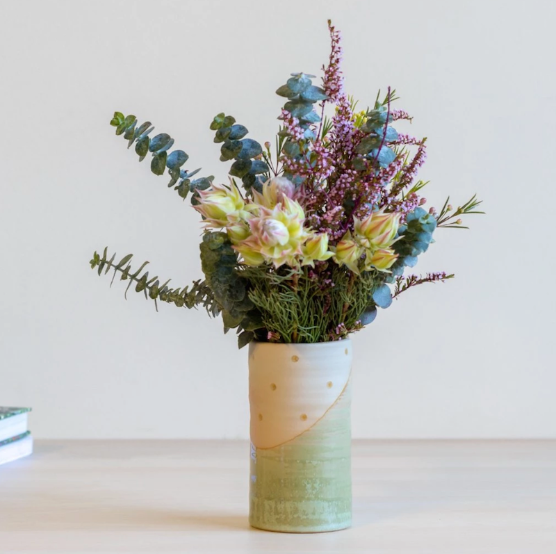 Green Spot Vase
