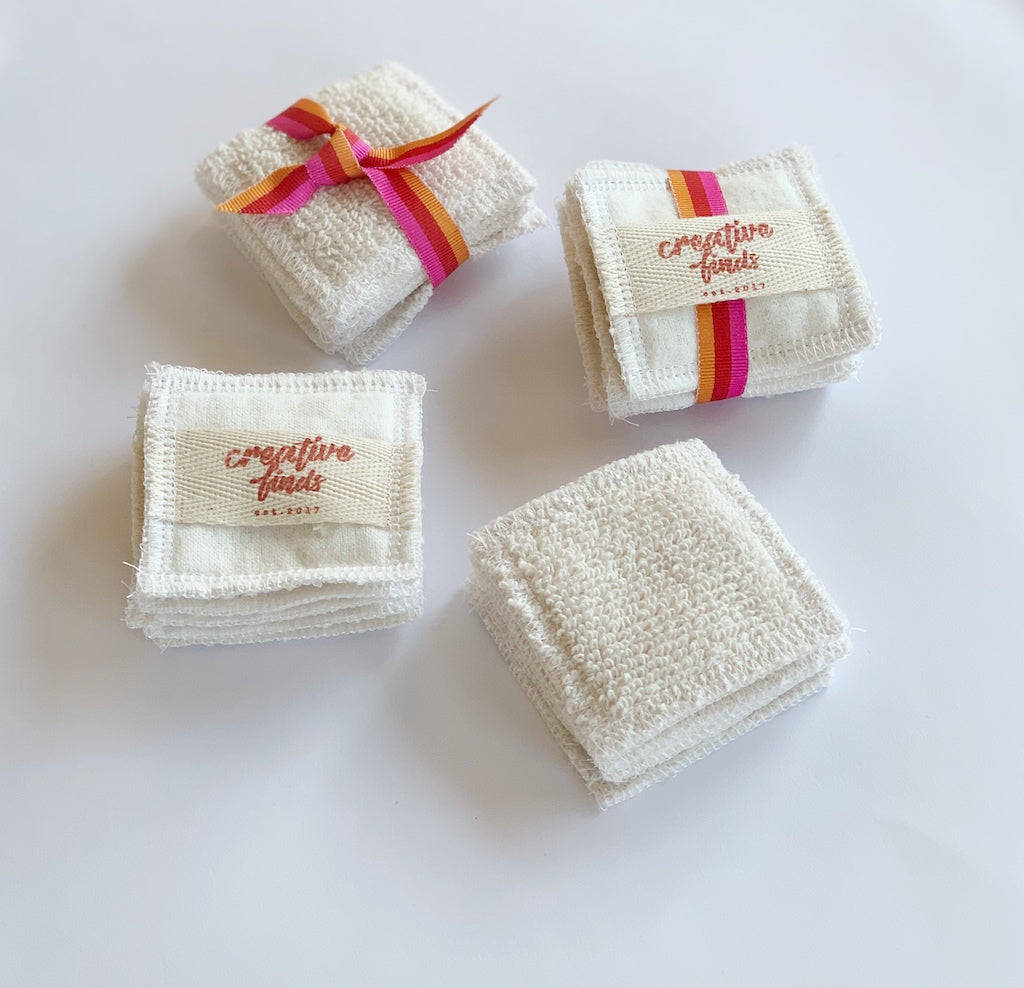 re-usable makeup remover pads - set 5