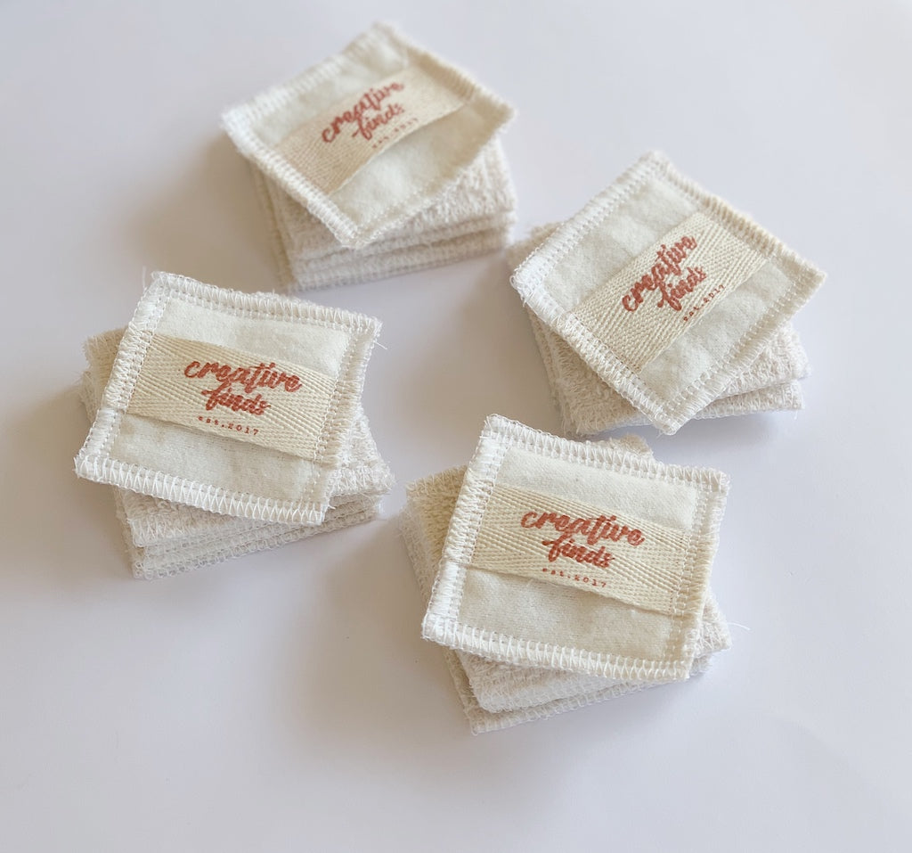 re-usable makeup remover pads - set 5