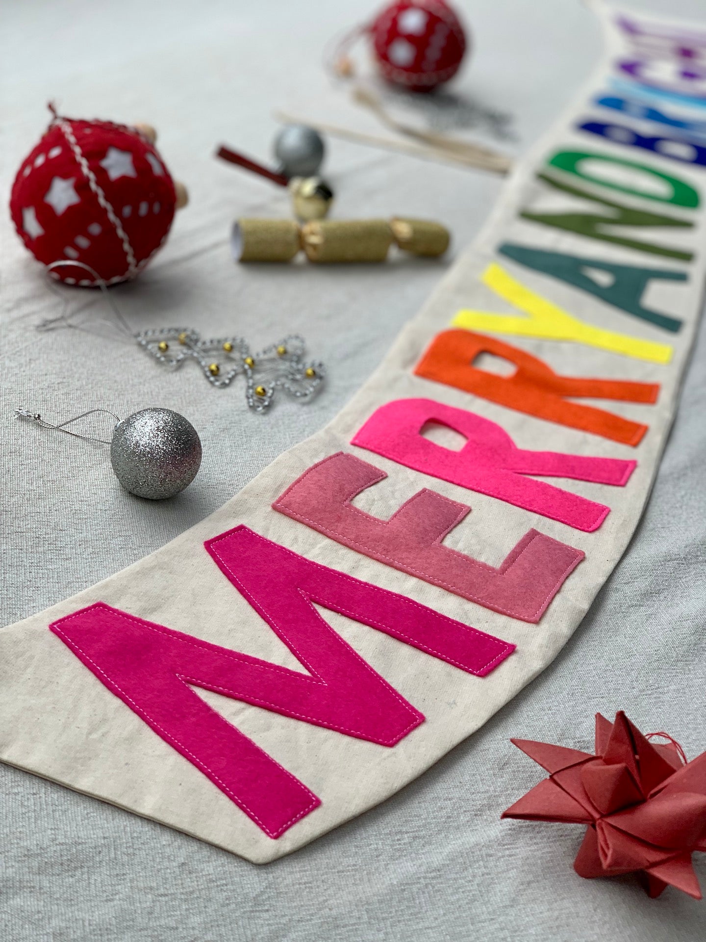 close up - Merry and Bright Banner