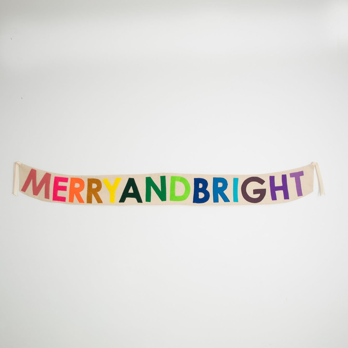 Felt Letter Banner - Merry and Bright