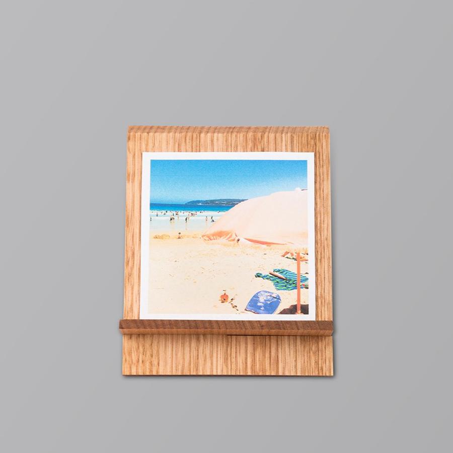 Oak Photo Display Stand