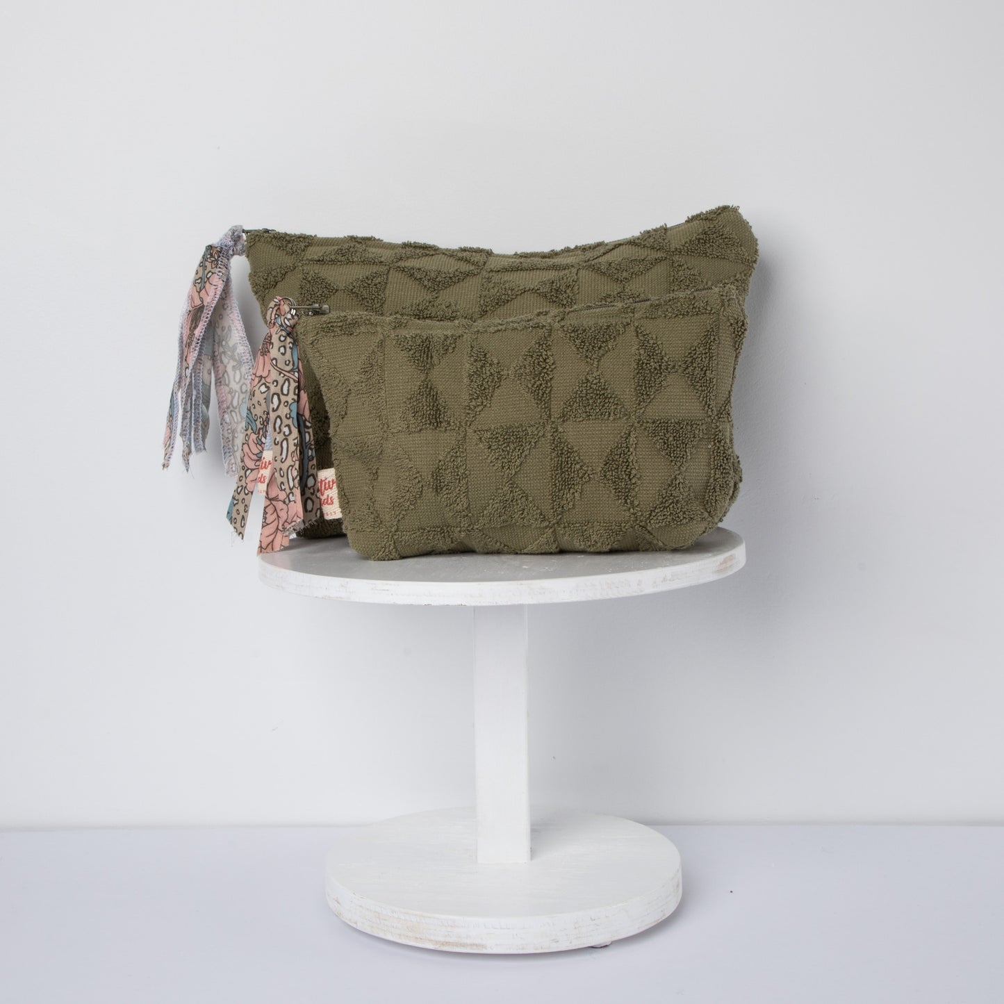 towelling clutch / cosmetic bag