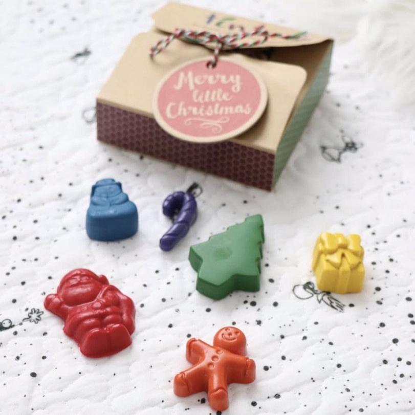 Xmas Wax Crayon Set