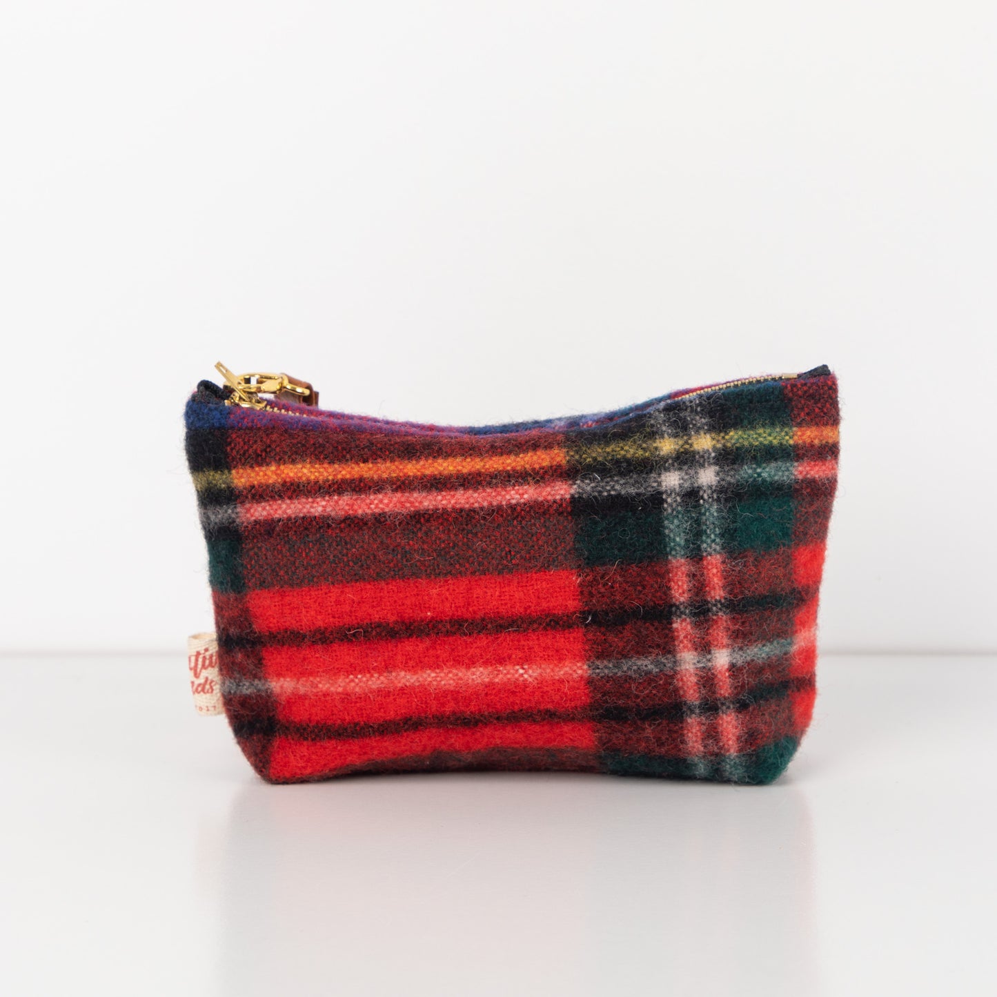 up-cycled blanket clutch