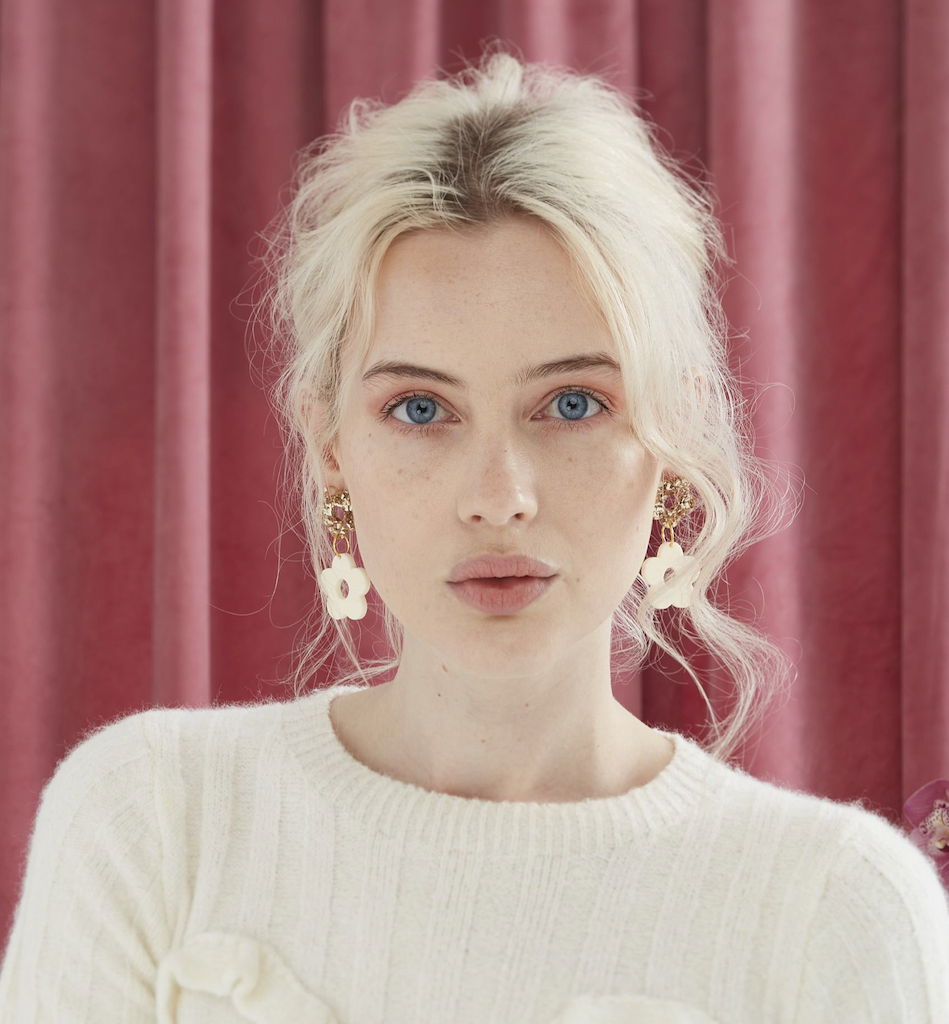 flower earrings