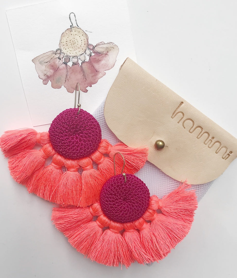Tassel Crochet Earrings