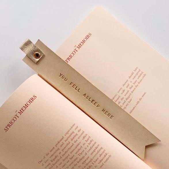 leather bookmarks