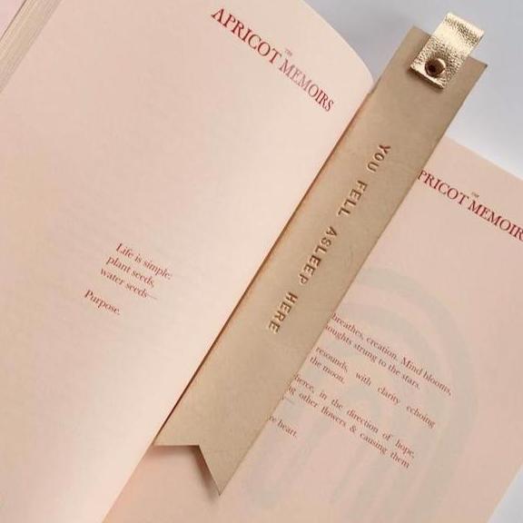 leather bookmarks