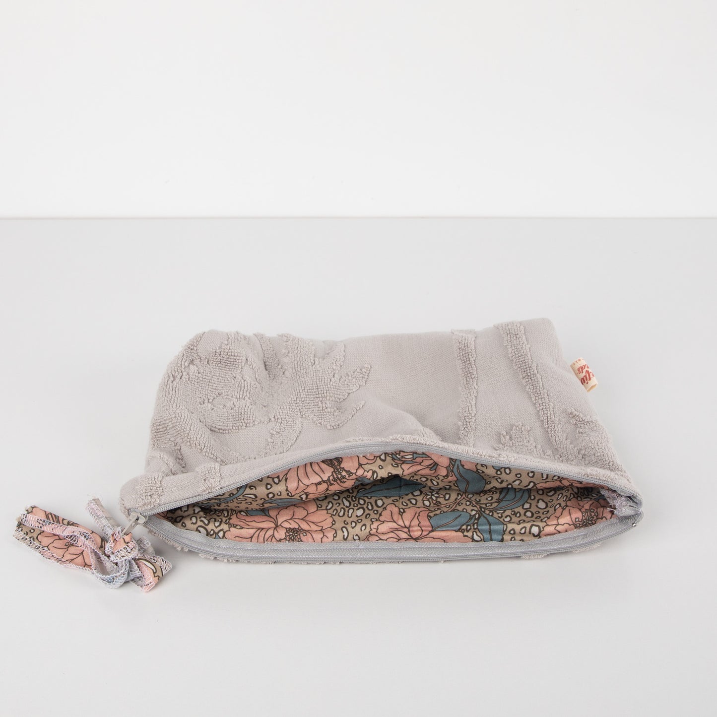 towelling clutch / cosmetic bag