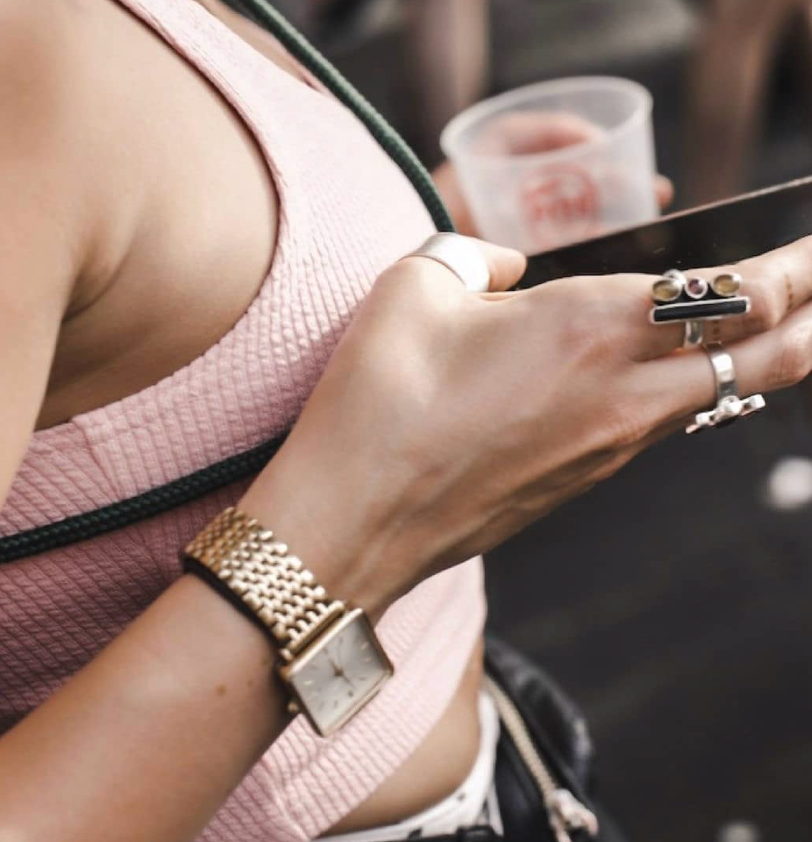phone necklace