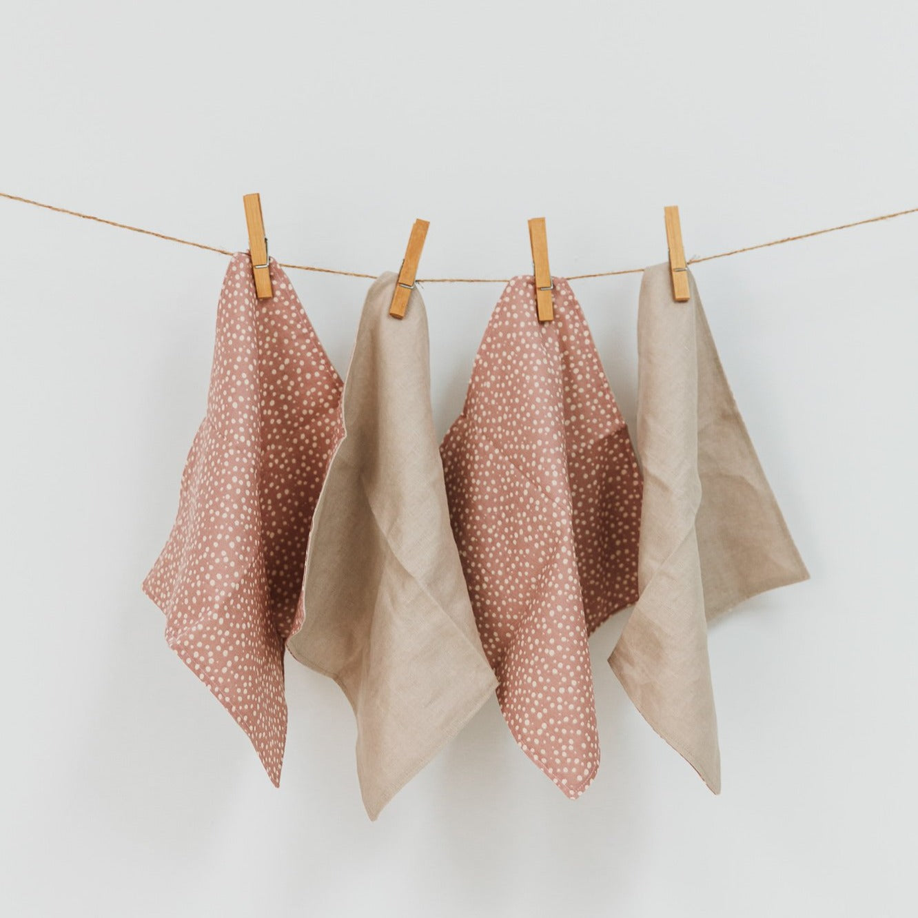 linen lunch napkins - set 4