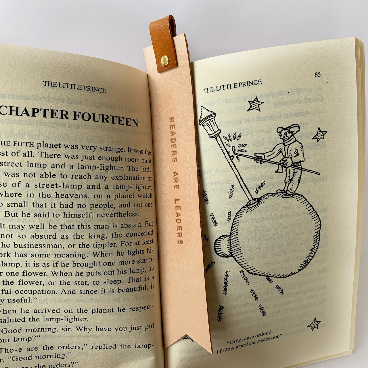 leather bookmarks