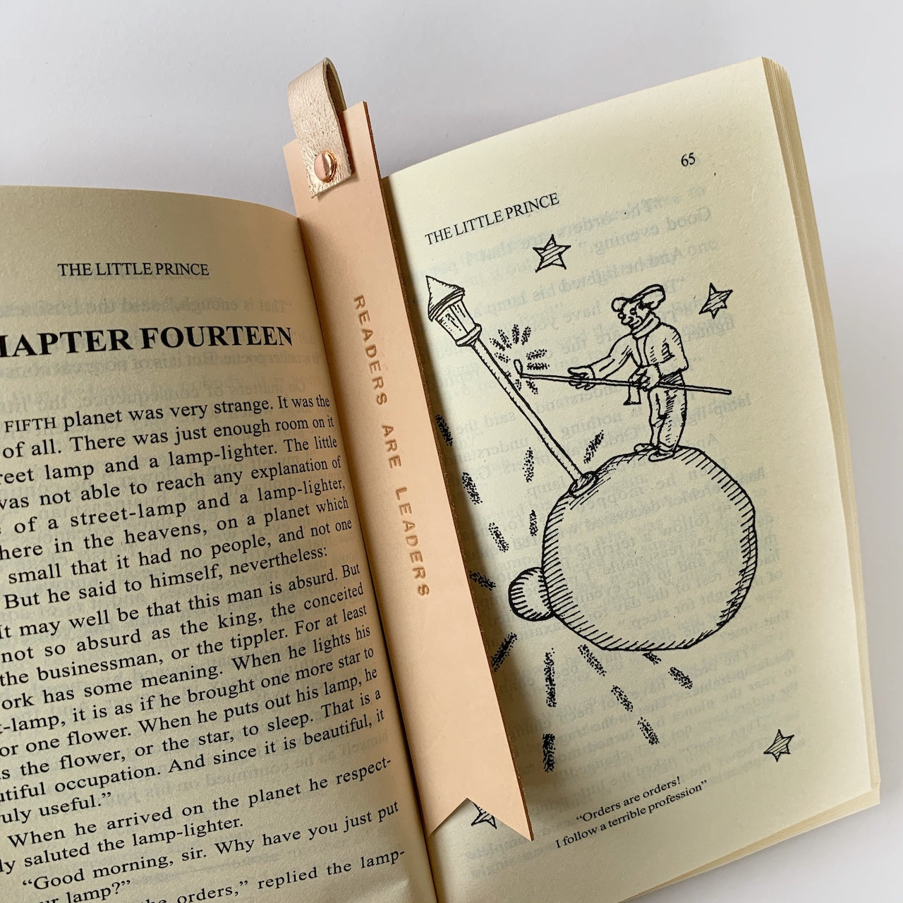 leather bookmarks