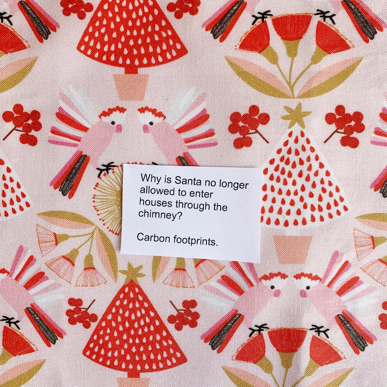 fabric re-usable bonbons/napkins - Set 4
