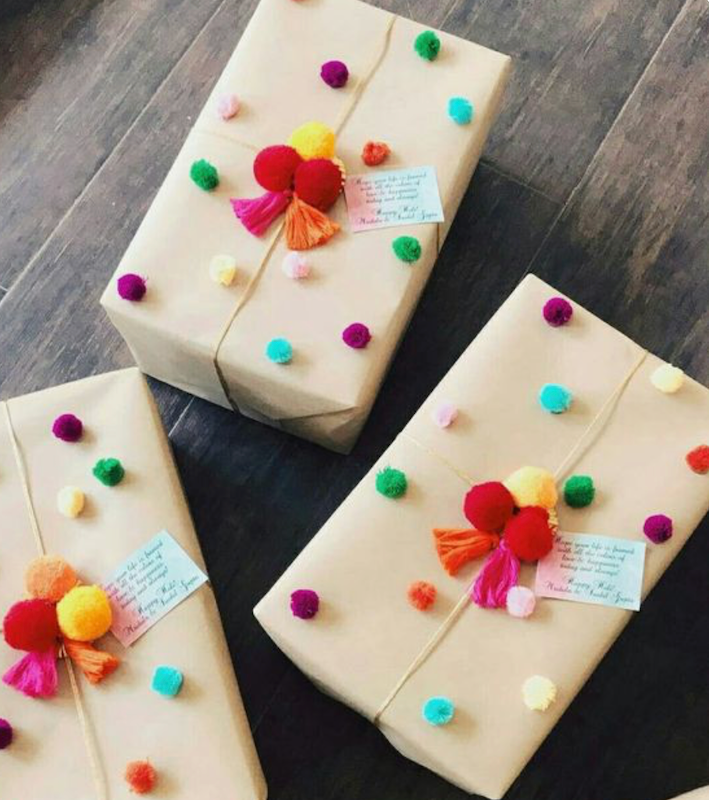 hand-made gift wrapping for your hand-made gifts
