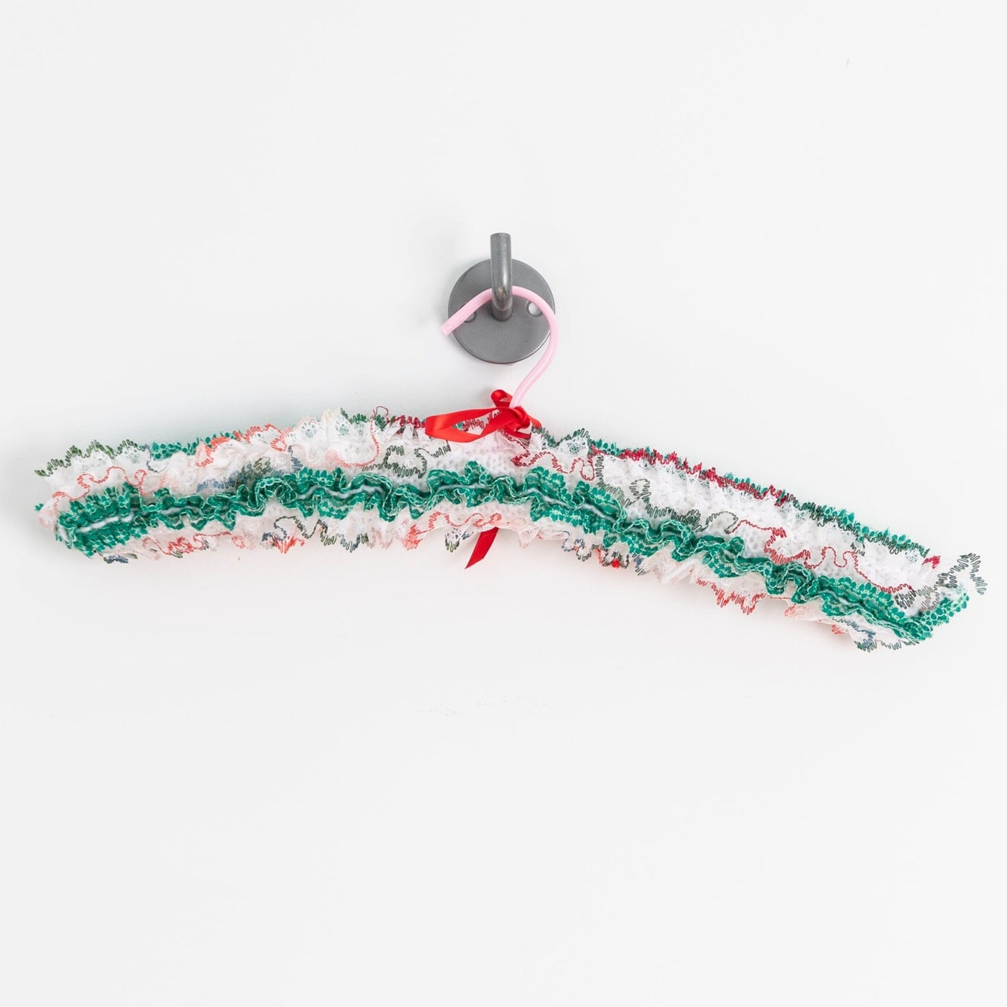 crochet xmas coat hangers