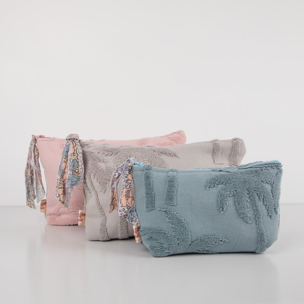 towelling clutch / cosmetic bag