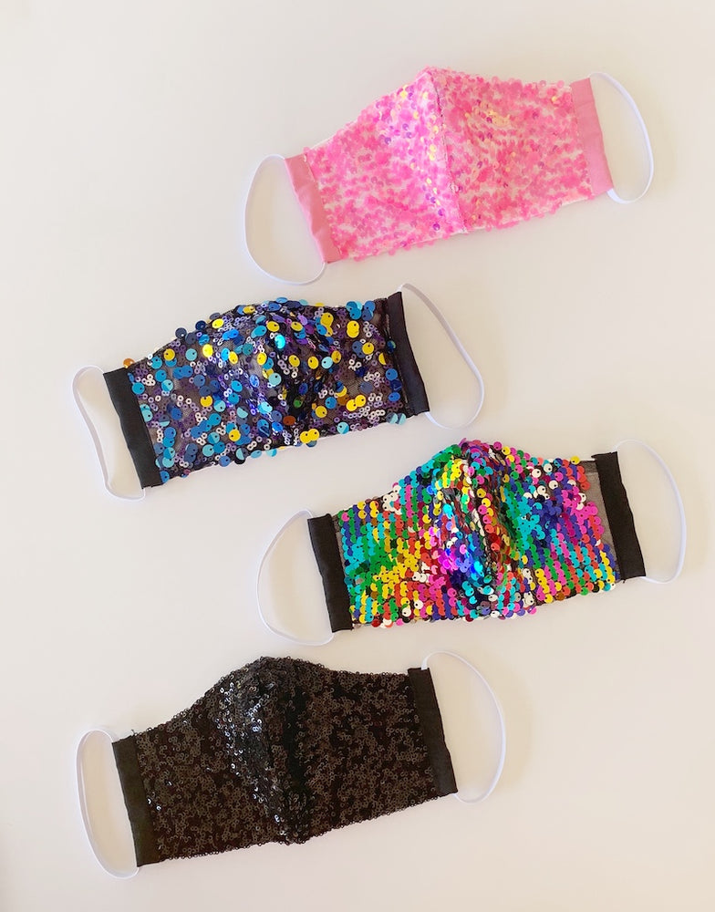 
                  
                    sequin fabric face-masks
                  
                