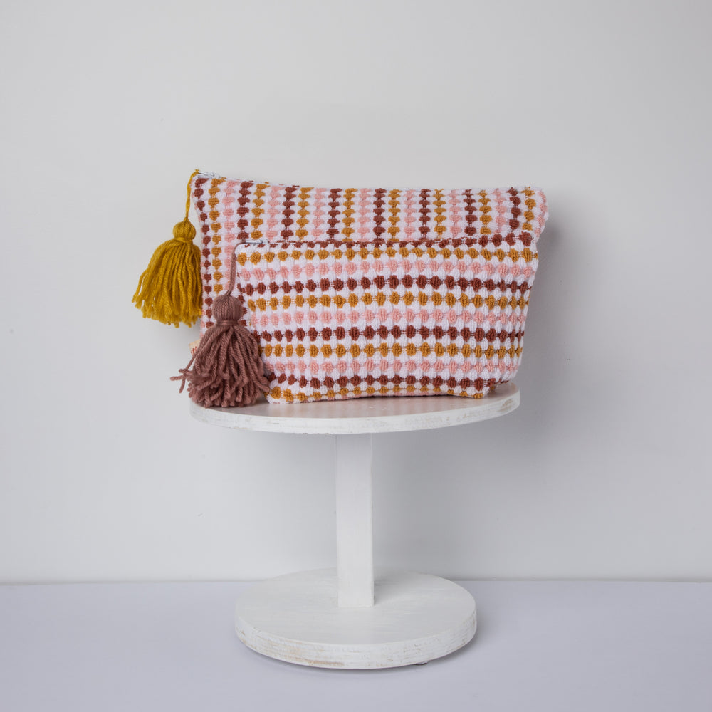 
                  
                    towelling clutch / cosmetic bag
                  
                