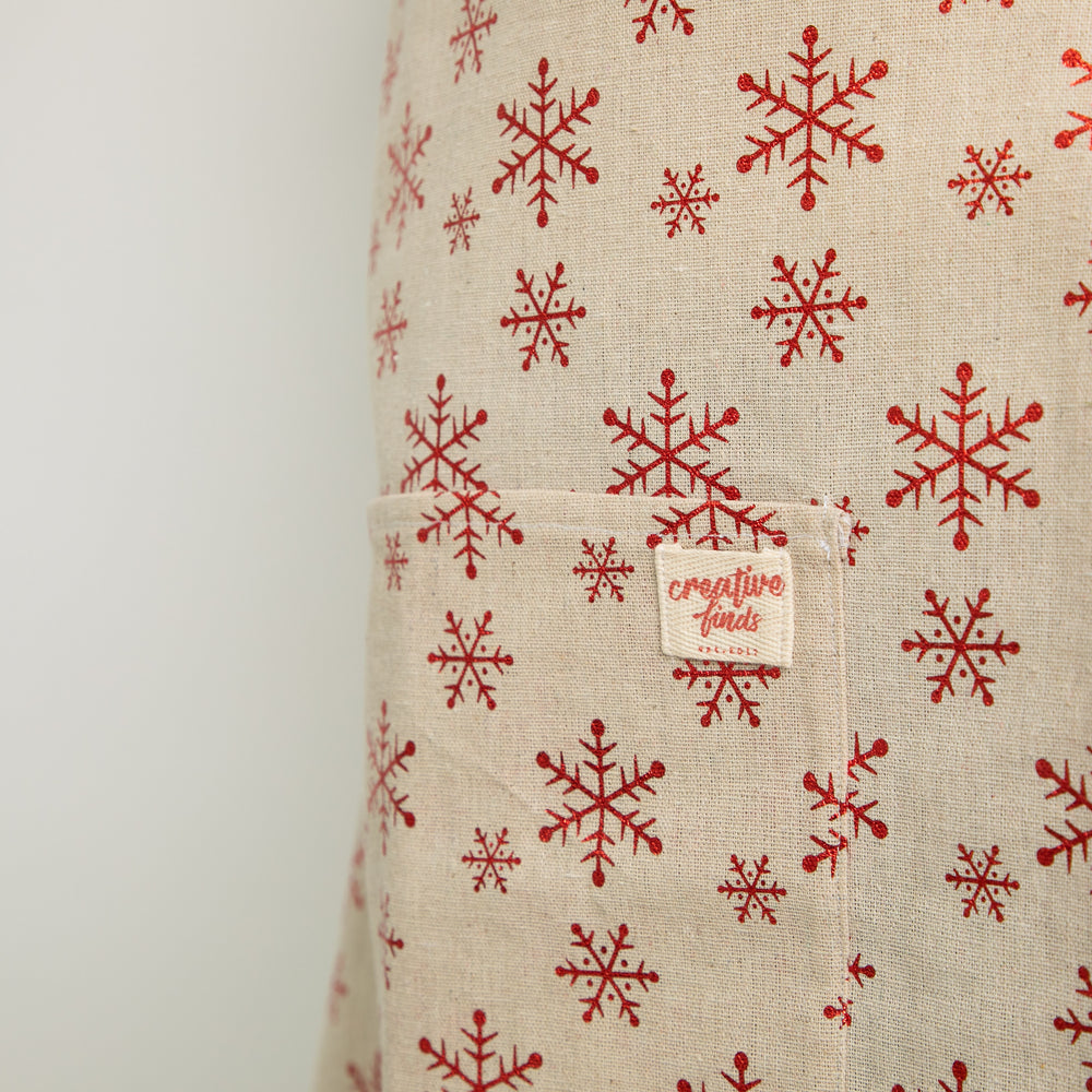
                  
                    christmas snowflake apron
                  
                